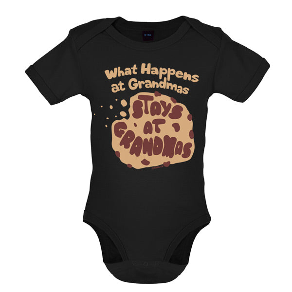 What happens at Grandmas stays at Grandmas Baby T Shirt