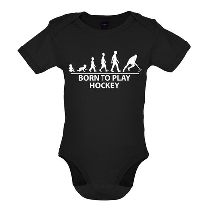 Born to play Hockey Baby T Shirt