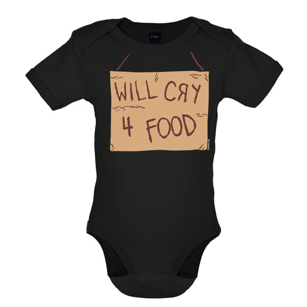 Will cry 4 food Baby T Shirt