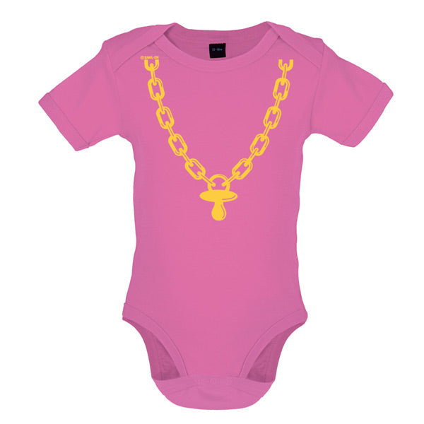 Gold chain and dummy Baby T Shirt