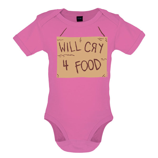 Will cry 4 food Baby T Shirt