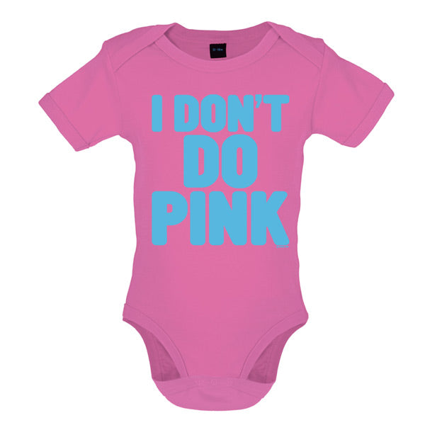 I don't do Pink Baby T Shirt