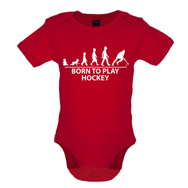 Born to play Hockey Baby T Shirt