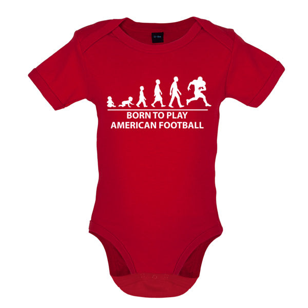 Born to play American Football Baby T Shirt