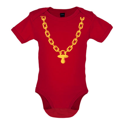 Gold chain and dummy Baby T Shirt