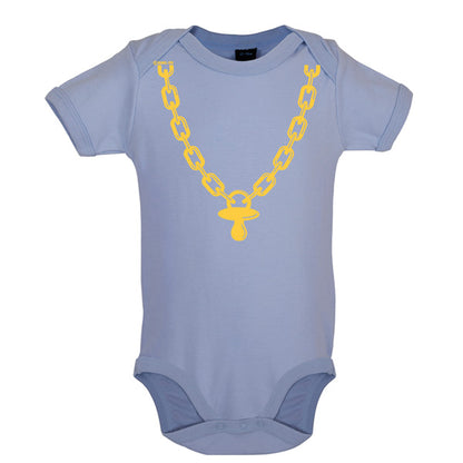 Gold chain and dummy Baby T Shirt