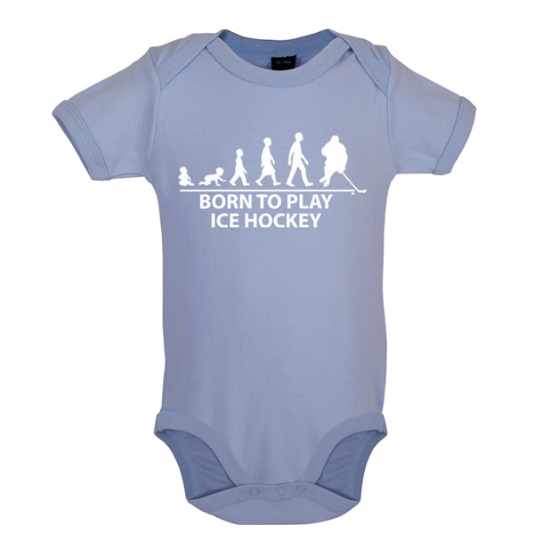 Born to play Ice Hockey Baby T Shirt