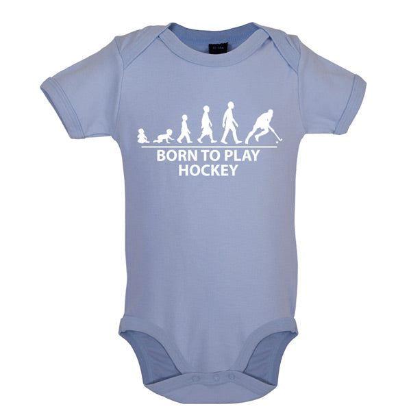 Born to play Hockey Baby T Shirt