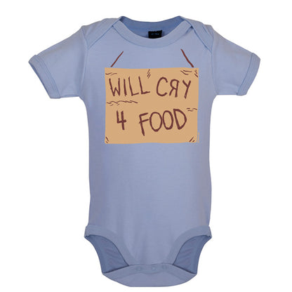 Will cry 4 food Baby T Shirt