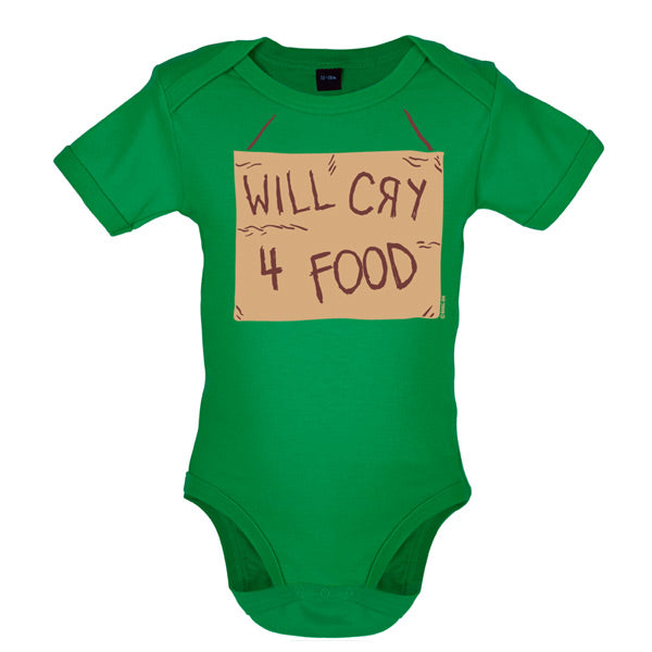 Will cry 4 food Baby T Shirt