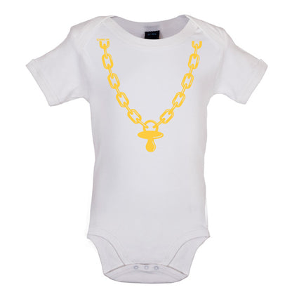 Gold chain and dummy Baby T Shirt