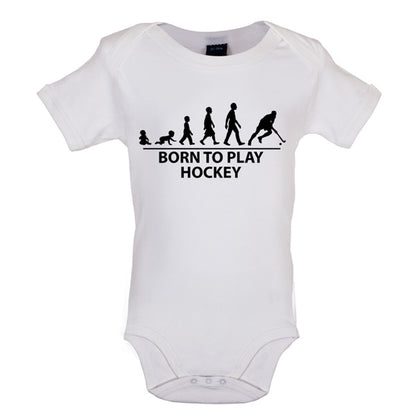 Born to play Hockey Baby T Shirt