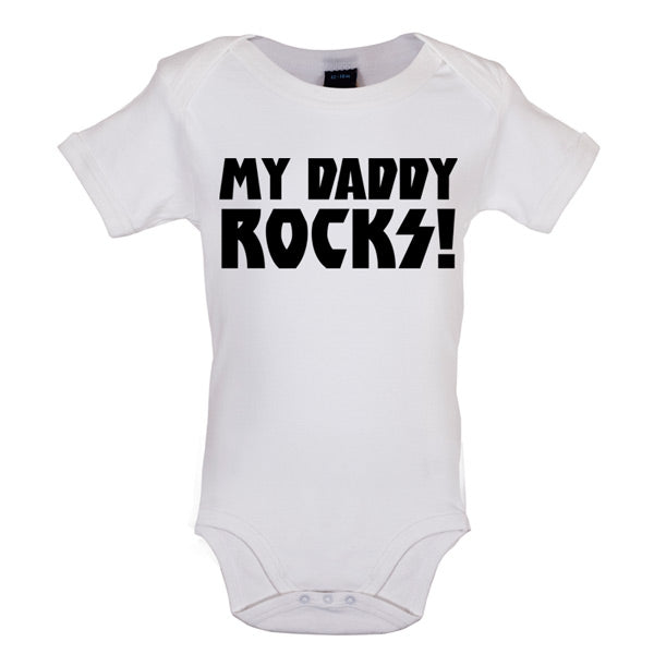 My Daddy Rocks! Baby T Shirt