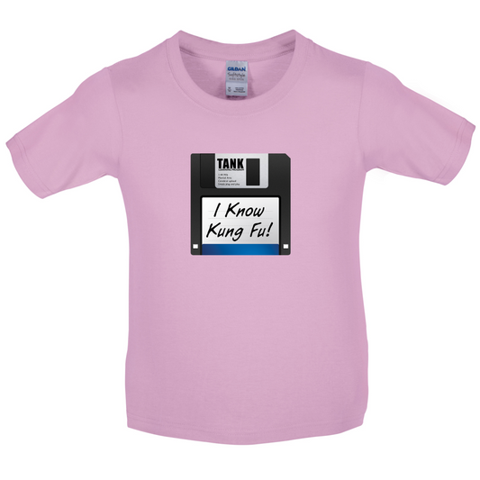 I Know Kung Fu Kids T Shirt