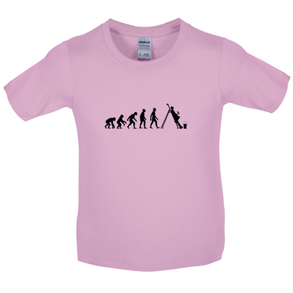 Evolution Of Man Painter Kids T Shirt