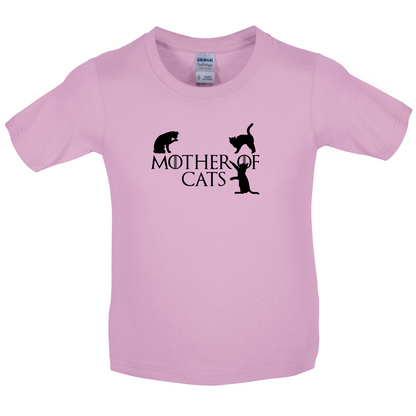 Mother Of Cats Kids T Shirt