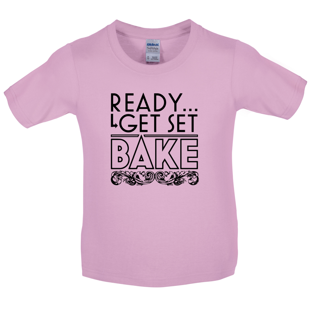 Ready Get Set Bake Kids T Shirt