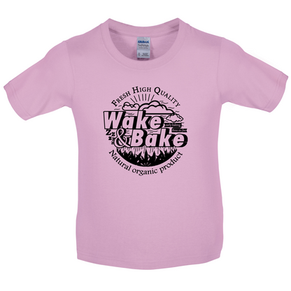 Wake And Bake Kids T Shirt