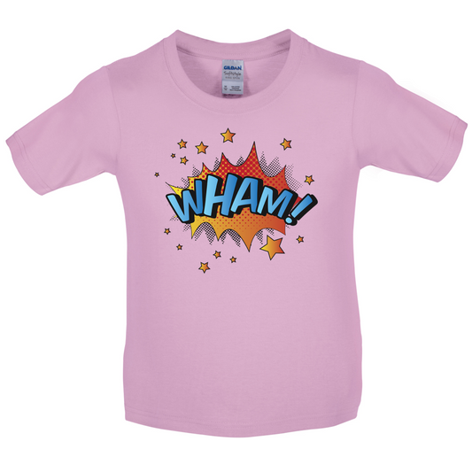 Wham! Word Art Kids T Shirt