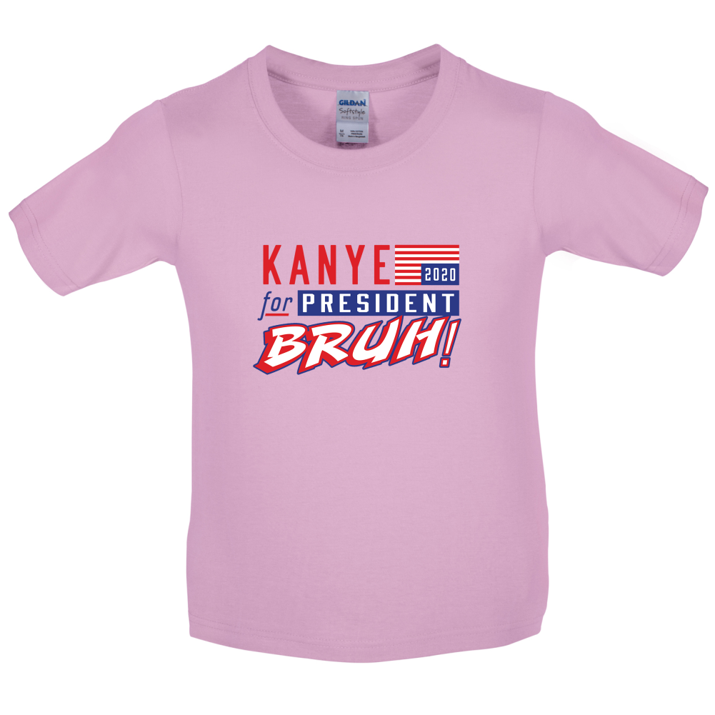 Kanye For President 2020 Kids T Shirt