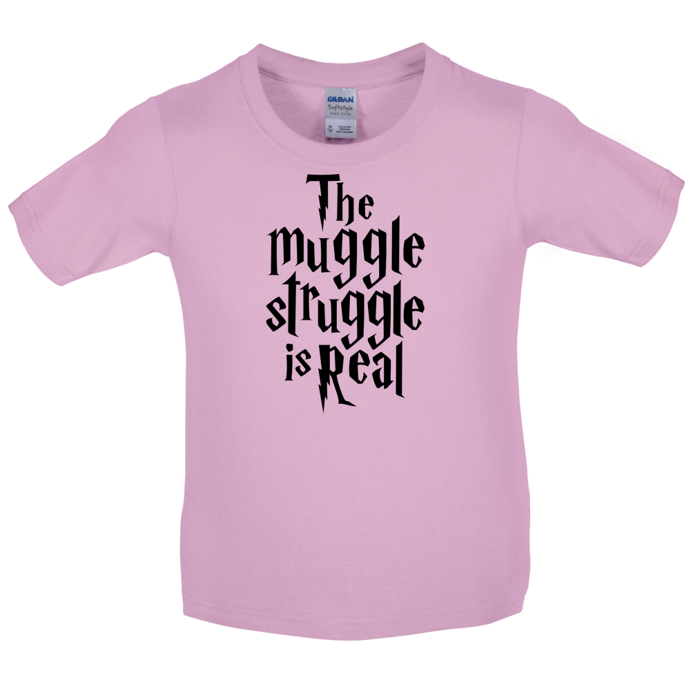 The Muggle Struggle Kids T Shirt