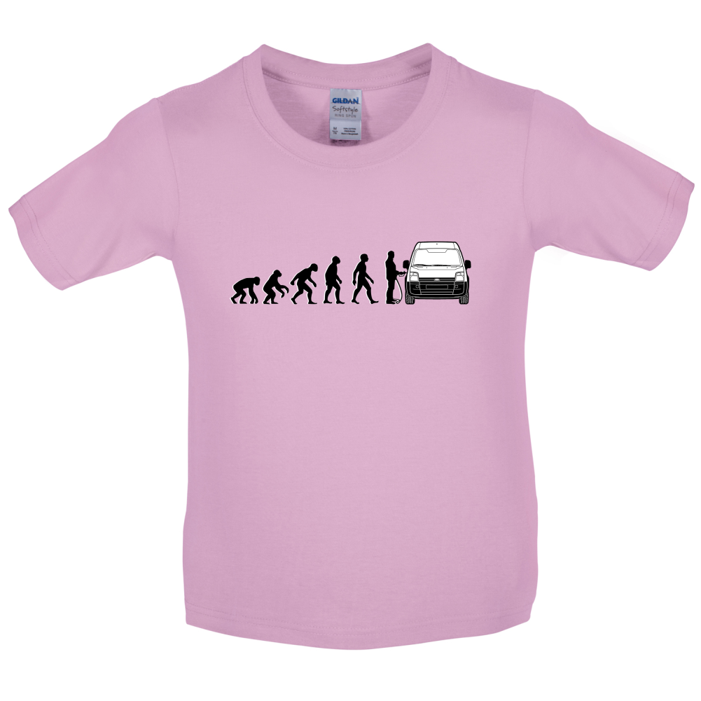 Evolution of Man Transit Driver Kids T Shirt