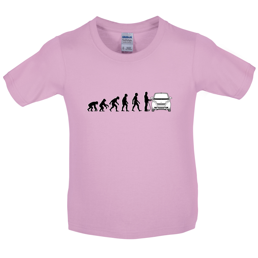 Evolution of Man Smart Driver Kids T Shirt