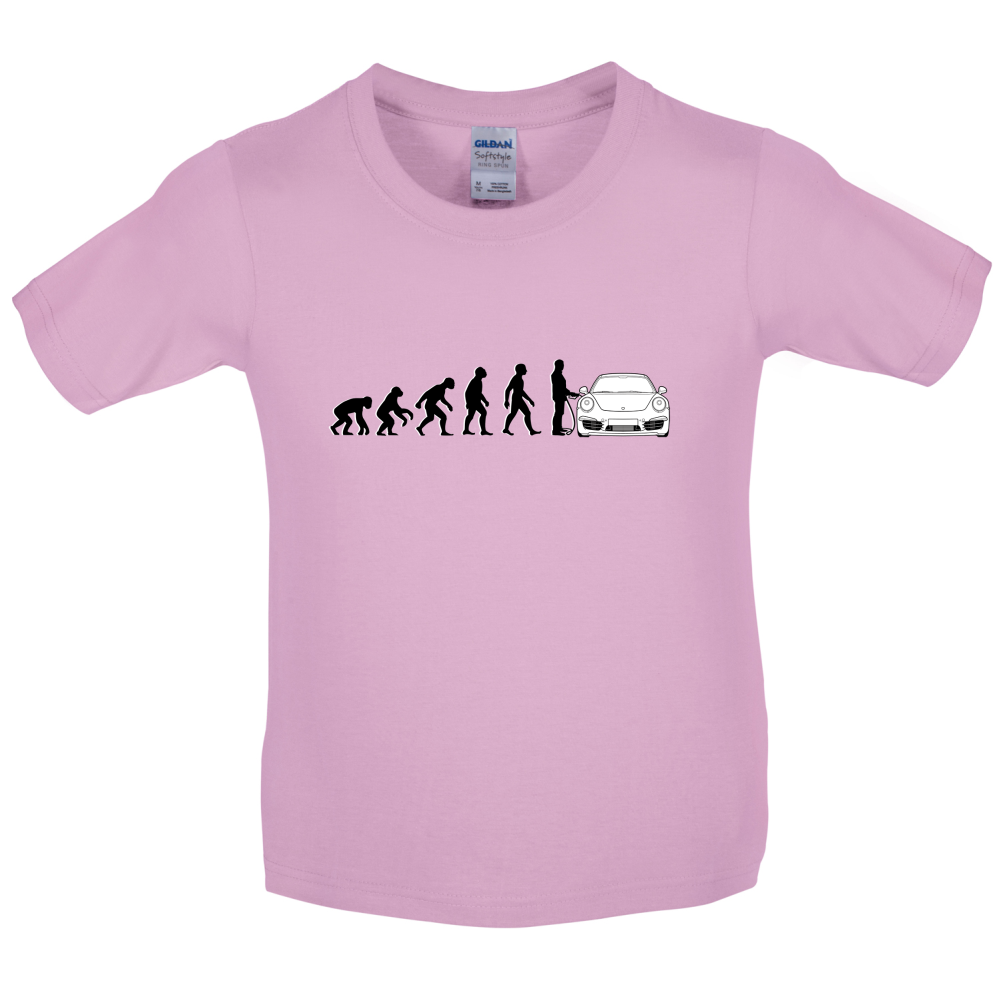 Evolution of Man 911 Driver Kids T Shirt