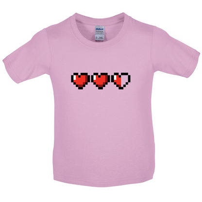 Zelda Hearts Kids T Shirt