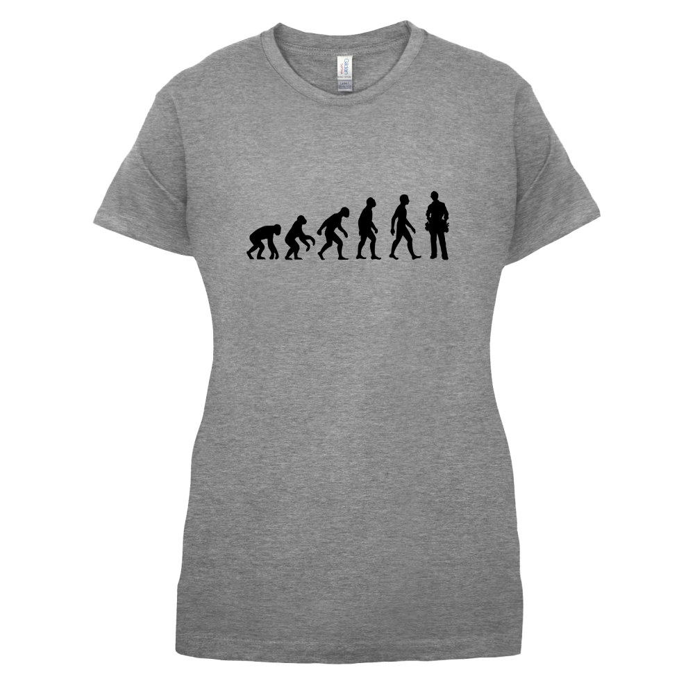 Evolution Of Man Electrician T Shirt