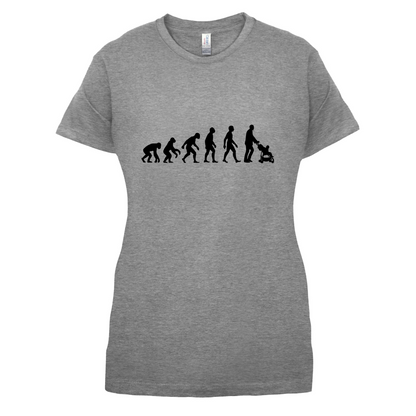 Evolution Of Man Push Chair T Shirt