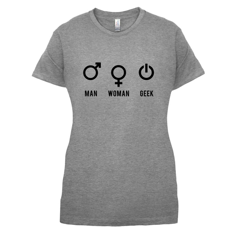 Man Woman GEEK T Shirt