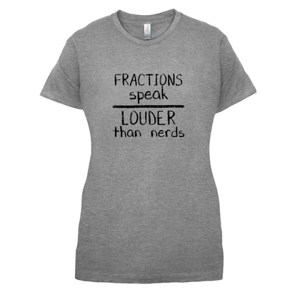 Fractions Louder Than Nerds T Shirt