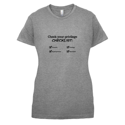 Unicorn Checklist T Shirt