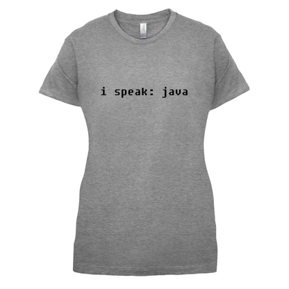 I Speak Java T Shirt