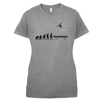 Evolution Of Man Trampolining T Shirt