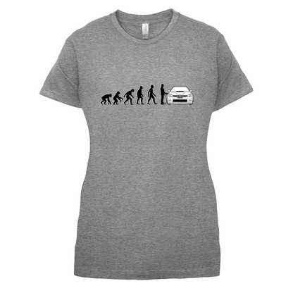 Evolution of Man Impreza Driver T Shirt