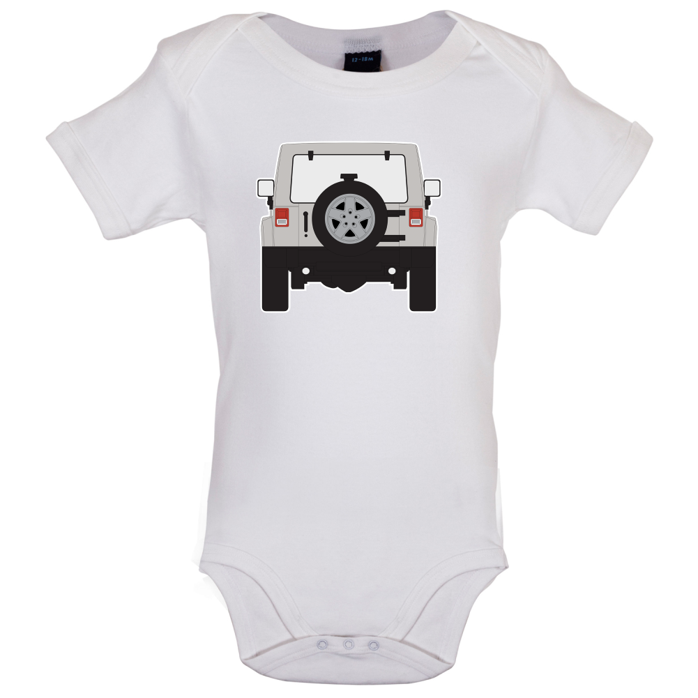 JW Rear Hyper Grey Stone Baby T Shirt