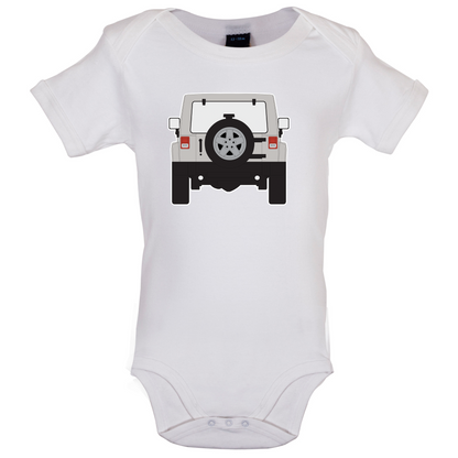 JW Rear Hyper Grey Stone Baby T Shirt