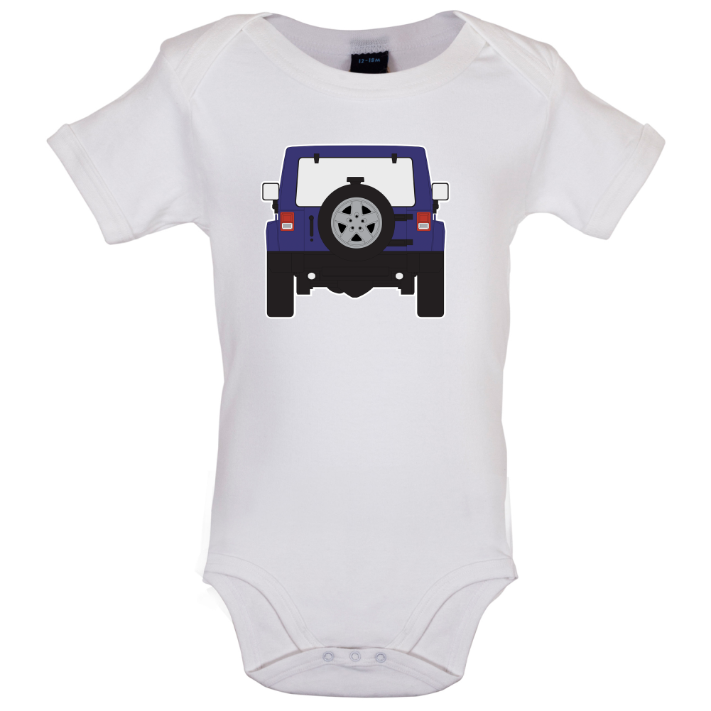 JW Rear Hyper Purple Baby T Shirt