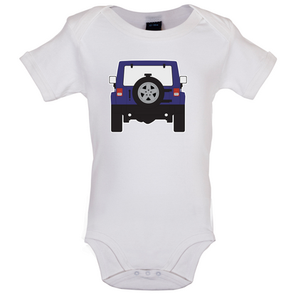 JW Rear Hyper Purple Baby T Shirt