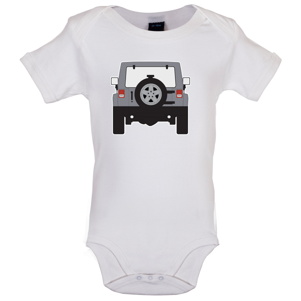 JW Rear Hyper Silver Baby T Shirt