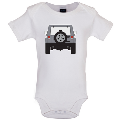 JW Rear Hyper Silver Baby T Shirt