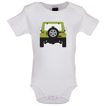 JW Rear Hyper Green Baby T Shirt