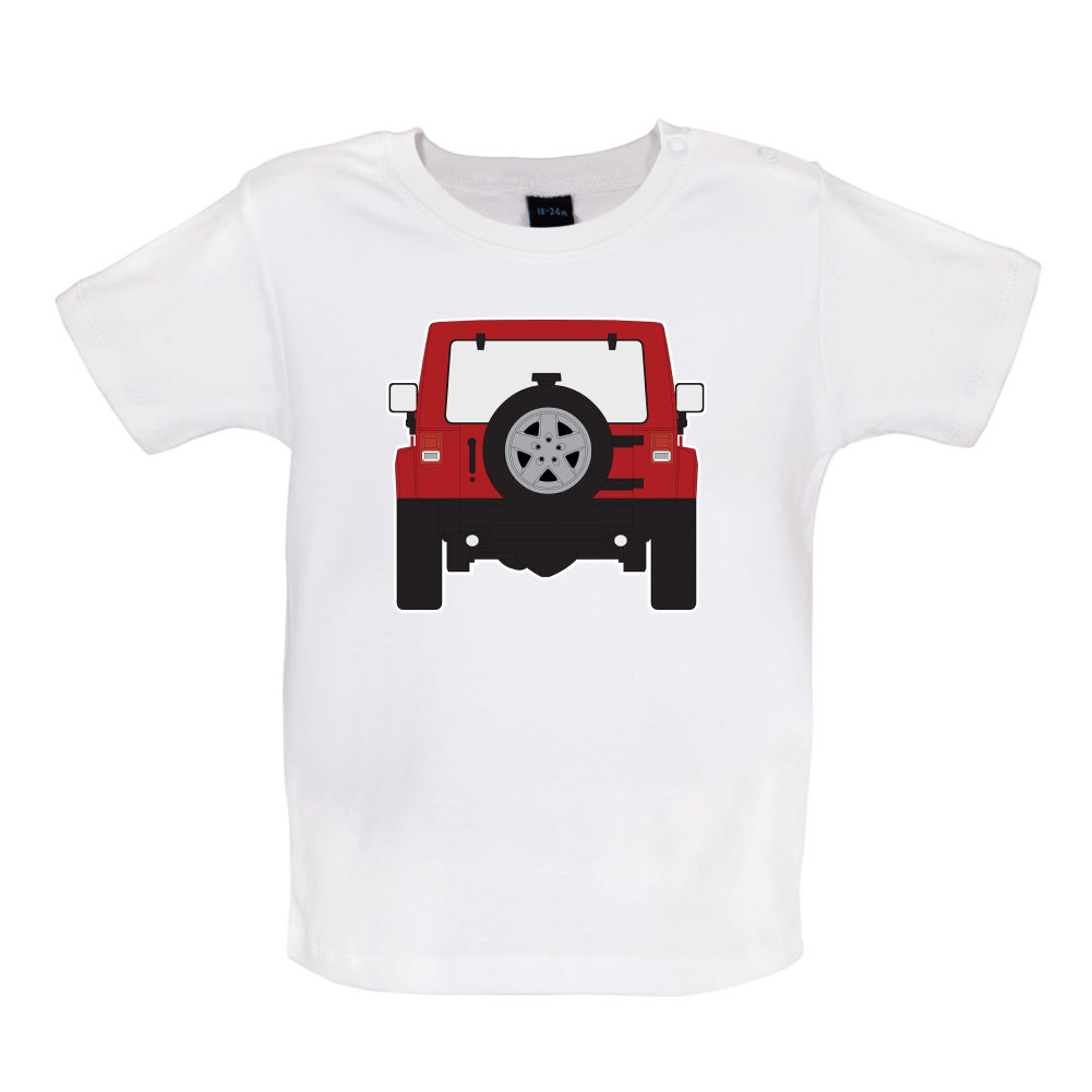 JW Rear Red Baby T Shirt