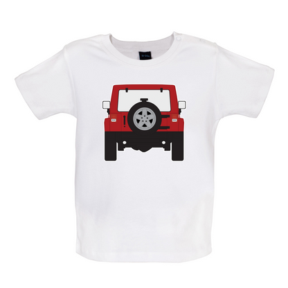 JW Rear Red Baby T Shirt