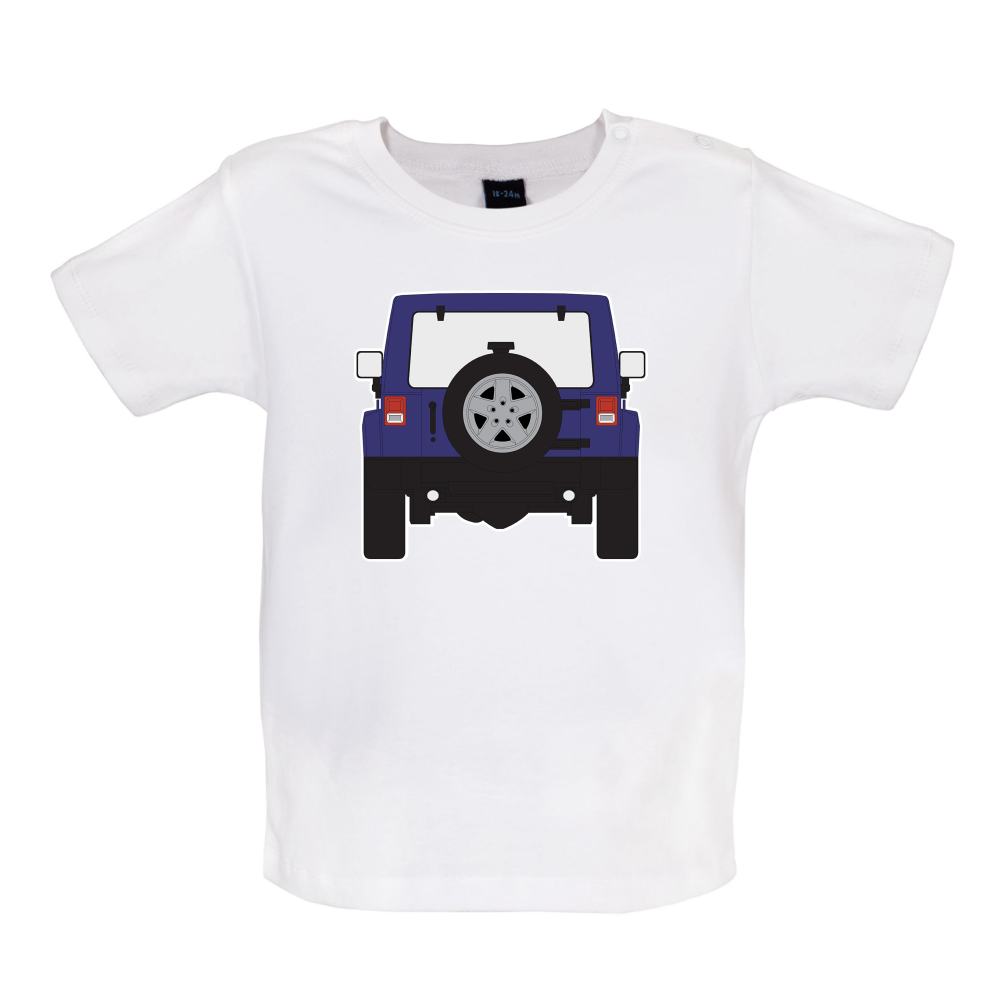 JW Rear Hyper Purple Baby T Shirt