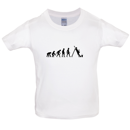Evolution Of Man Painter Kids T Shirt