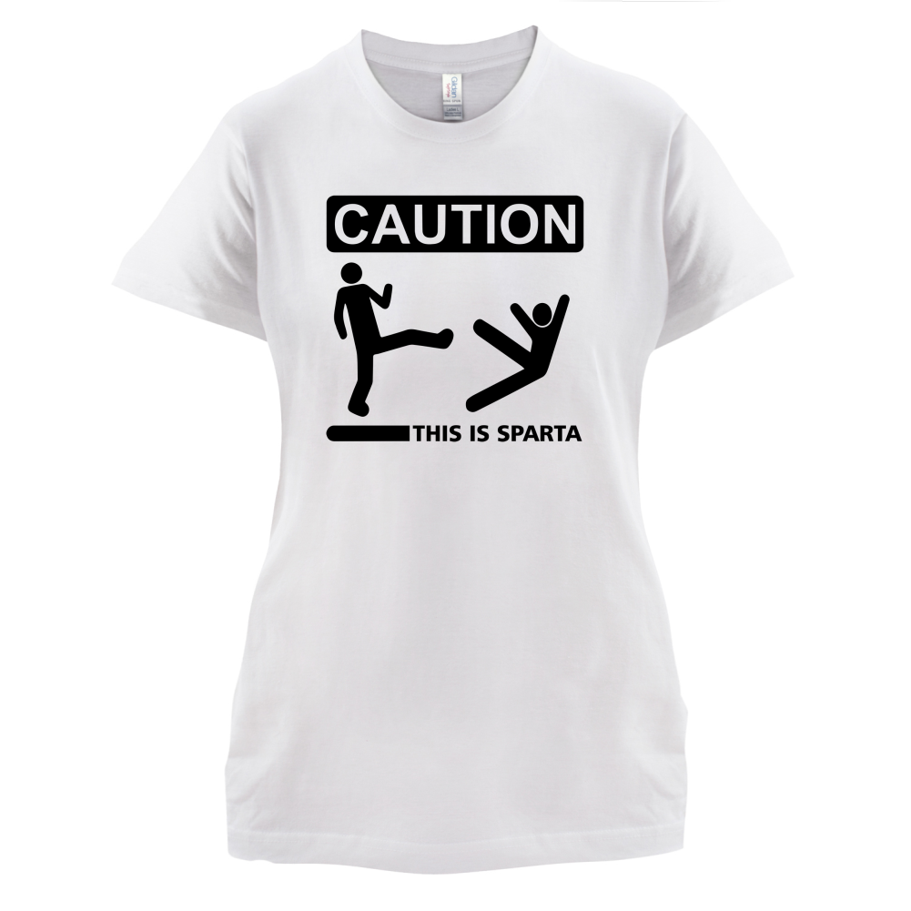 Caution This Is Sparta T Shirt