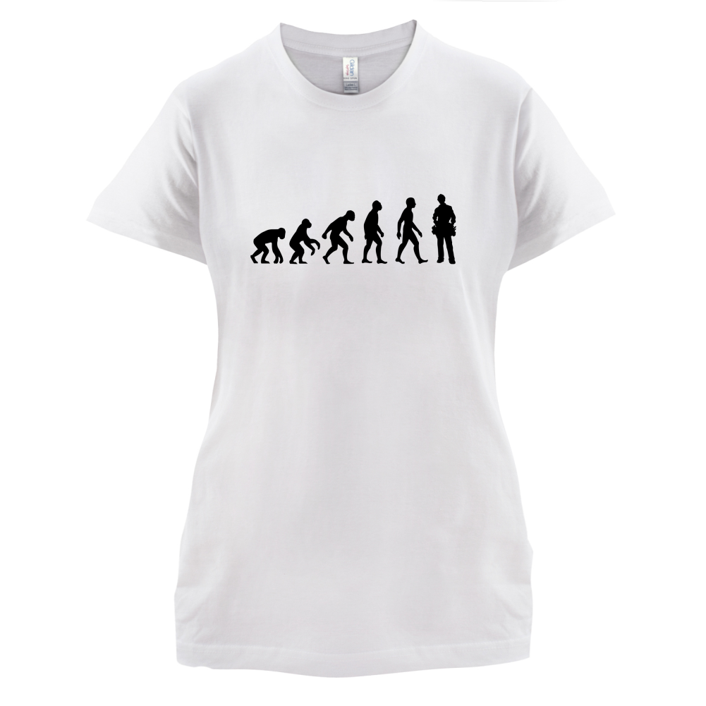 Evolution Of Man Electrician T Shirt